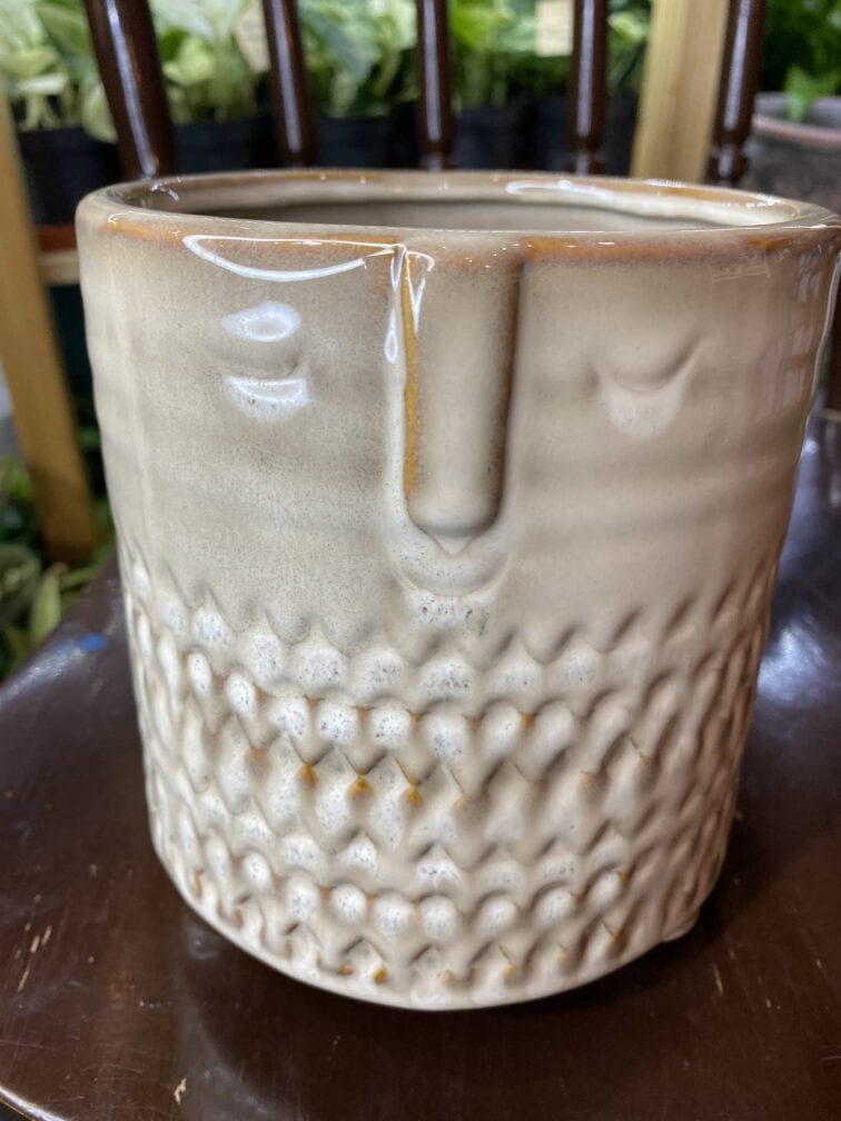 Zdjęcie doniczki Osłonka Makak krem 12x14 cm ujęcie 2