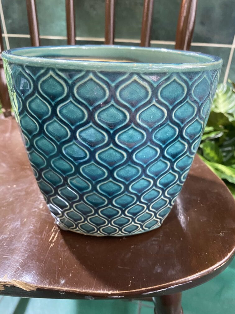 Zdjęcie doniczki Osłonka Szmaragd zielona 16x14 cm ujęcie 3