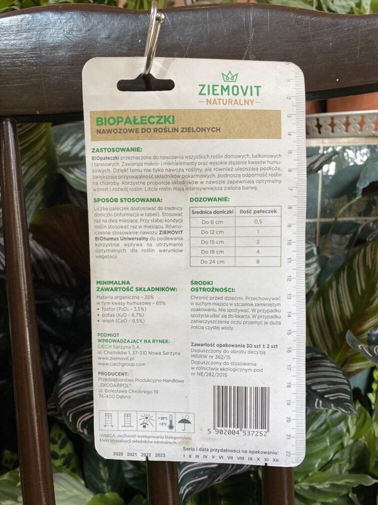 Zdjęcie Bio pałeczki do zielonych Ziemowit w kategorii akcesoria, ujęcie 2