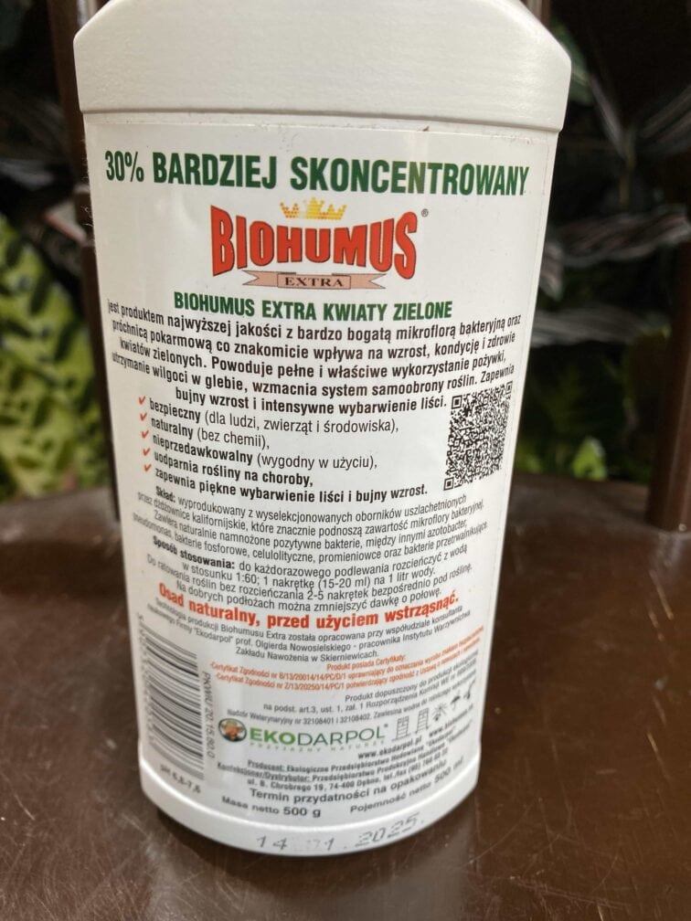 Zdjęcie Biohumus EkoDarpol 500ml w kategorii akcesoria, ujęcie 2