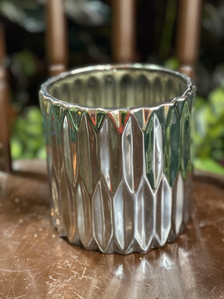 Zdjęcie doniczki Osłonka Rainbow Silver 13x13 cm ujęcie 1