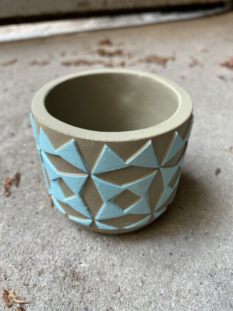 Zdjęcie Osłonka Maska 6x6 cm w kategorii doniczki, ujęcie 1