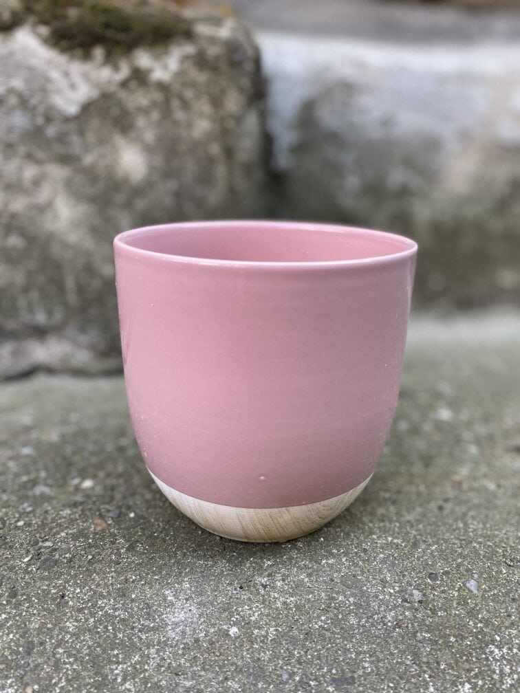 Zdjęcie Osłonka Pink Woody 13x13 cm w kategorii doniczki, ujęcie 1