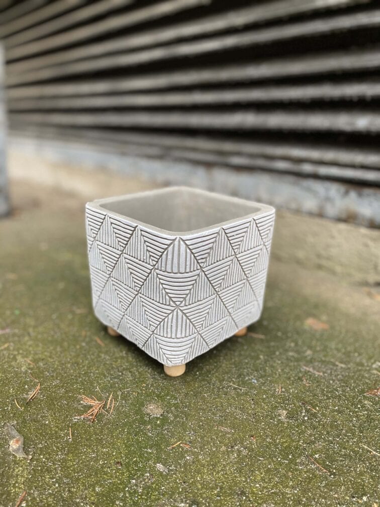Zdjęcie Osłonka Geometric 12x12 cm w kategorii doniczki, ujęcie 1