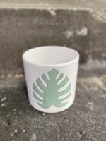 Zdjęcie doniczki lub oslonki: Osłonka Leaf 12x12 cm, ujęcie 1