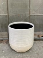 Zdjęcie doniczki lub oslonki: Osłonka White Spin 12x13 cm, ujęcie 1