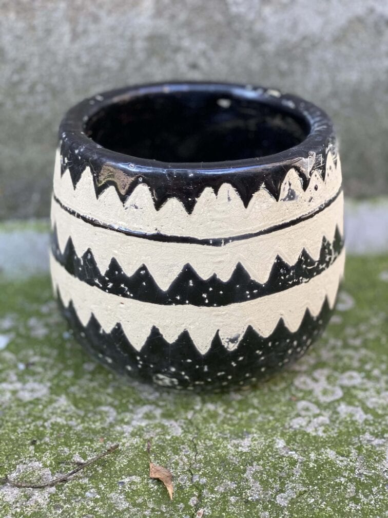 Zdjęcie doniczki lub oslonki: Osłonka Aborygen 12x14 cm, ujęcie 1