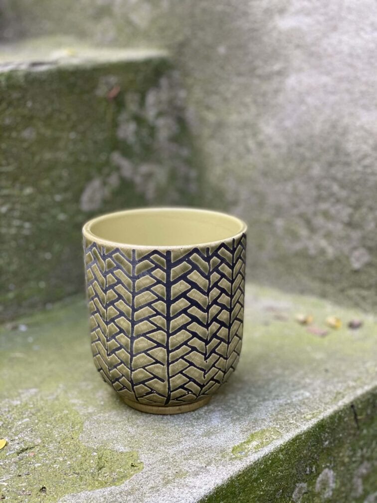 Zdjęcie doniczki lub oslonki: Fishbone Woods 9x11 cm, ujęcie 1