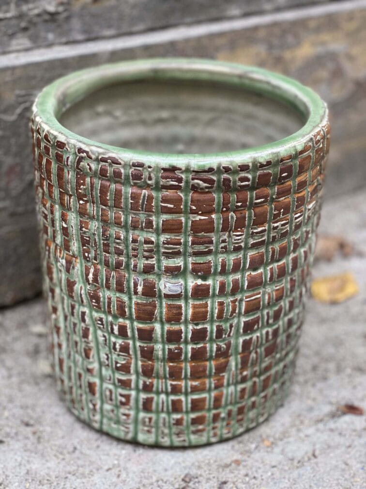 Zdjęcie doniczki lub oslonki: Osłonka Velka Green 15x20 cm, ujęcie 1