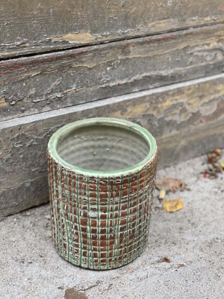 Zdjęcie doniczki lub oslonki: Osłonka Velka Green 15x20 cm, ujęcie 3