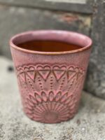 Zdjęcie doniczki lub oslonki: Osłonka Boho karmin 15x16 cm, ujęcie 1