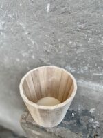 Zdjęcie doniczki lub oslonki: Osłonka drewniana Wooden 12x12 cm, ujęcie 3