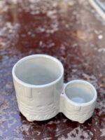 Zdjęcie doniczki lub oslonki: Osłonka Twins Grey 6x5&nbsp;cm, ujęcie 1