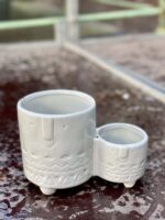 Zdjęcie doniczki lub oslonki: Osłonka Twins Grey 6x5&nbsp;cm, ujęcie 3