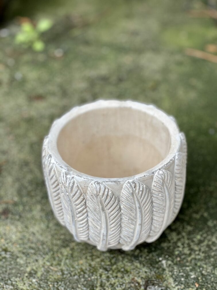 Zdjęcie doniczki lub oslonki: Osłonka Feather 10x12&nbsp;cm, ujęcie 1