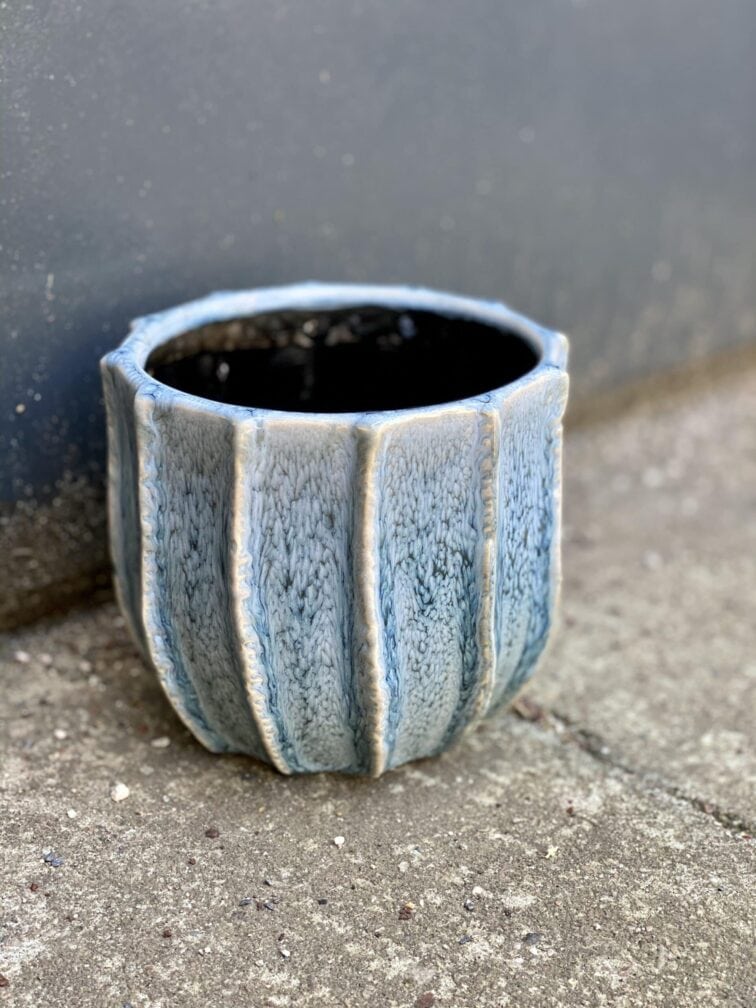 Zdjęcie doniczki lub oslonki: Osłonka Konik morski blue 12x12&nbsp;cm, ujęcie 3