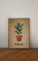 Zdjęcie akcesoria Plakat Fikus 30x40cm, ujęcie 2