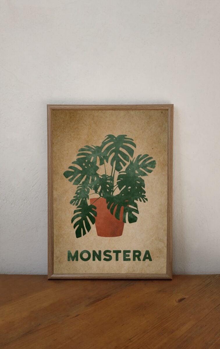 Zdjęcie akcesoria Plakat Monstera 30x40cm, ujęcie 2