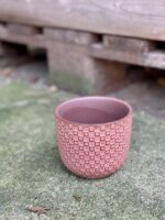 Zdjęcie doniczki lub oslonki: Retro Pink 9x9&nbsp;cm, ujęcie 1