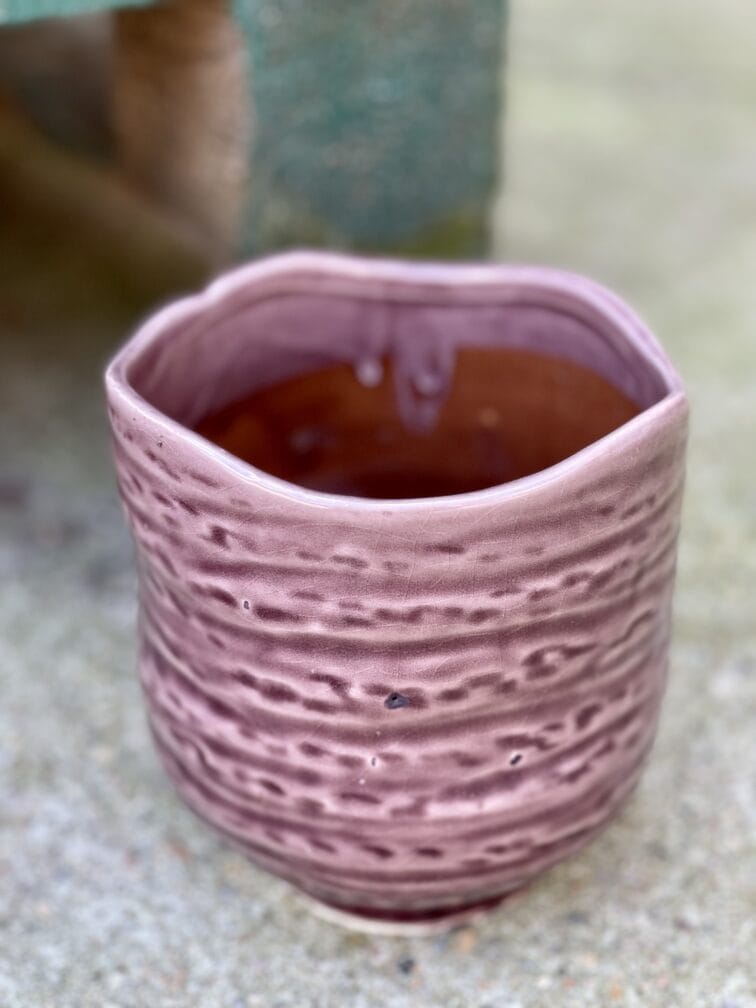 Zdjęcie doniczki lub oslonki: Osłonka Wizna Purple 10x12&nbsp;cm, ujęcie 1