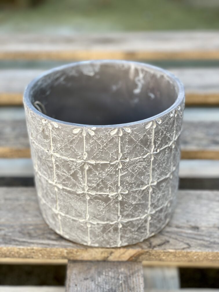 Zdjęcie doniczki lub oslonki: Osłonka Meshwork 15x15&nbsp;cm, ujęcie 1