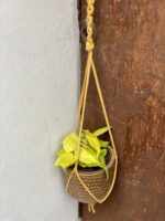 Zdjęcie akcesoria Makrama żółta 14x75 cm, ujęcie 4