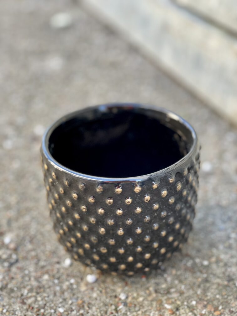 Zdjęcie doniczki lub oslonki: Osłonka Epifauna Black 8x8&nbsp;cm, ujęcie 3