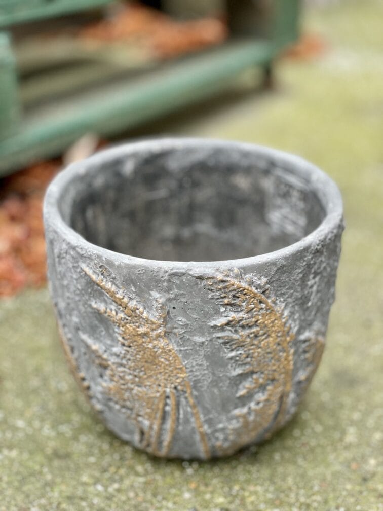 Zdjęcie doniczki lub oslonki: Osłonka Gold Grain 15x16&nbsp;cm, ujęcie 1