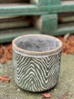 Zdjęcie doniczki lub oslonki: Osłonka Olive Grey 15x16&nbsp;cm, ujęcie 1