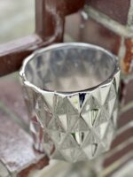 Zdjęcie doniczki lub oslonki: Osłonka Cylinder Silver 12x13&nbsp;cm, ujęcie 1