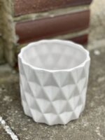 Zdjęcie doniczki lub oslonki: Osłonka Cylinder White 12x13&nbsp;cm, ujęcie 1