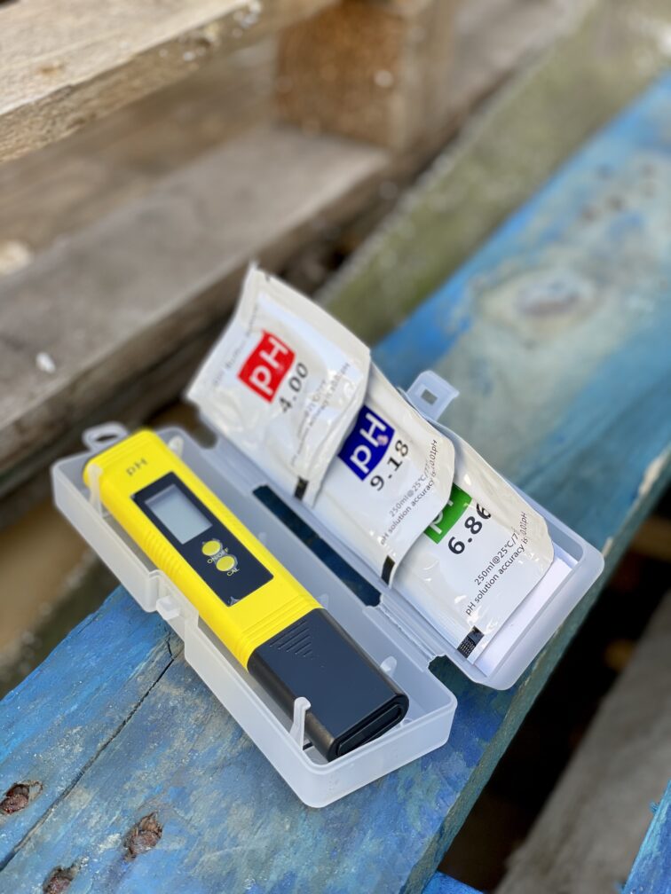 Zdjęcie akcesoria Elektroniczny miernik 2w1 pH Metr żółty, ujęcie 1