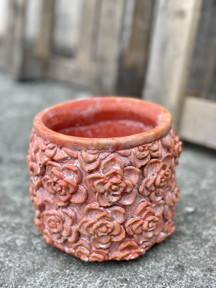 Zdjęcie doniczki lub oslonki: Orange Rose 13x17&nbsp;cm, ujęcie 1