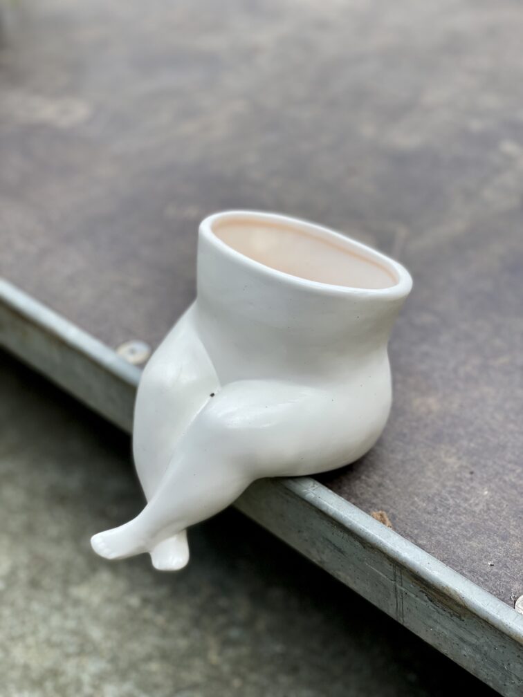 Zdjęcie doniczki lub oslonki: Osłonka Pupi biała 6 × 7 cm, ujęcie 1