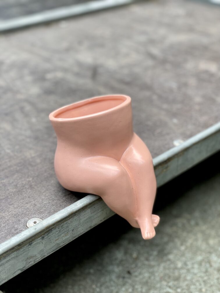 Zdjęcie doniczki lub oslonki: Osłonka Pupi różowa 6 × 7 cm, ujęcie 3