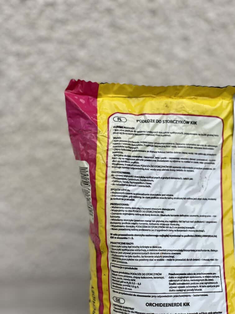 Zdjęcie akcesoria Podłoże do epifitów i storczyków KiK Krajewscy 5l, ujęcie 2
