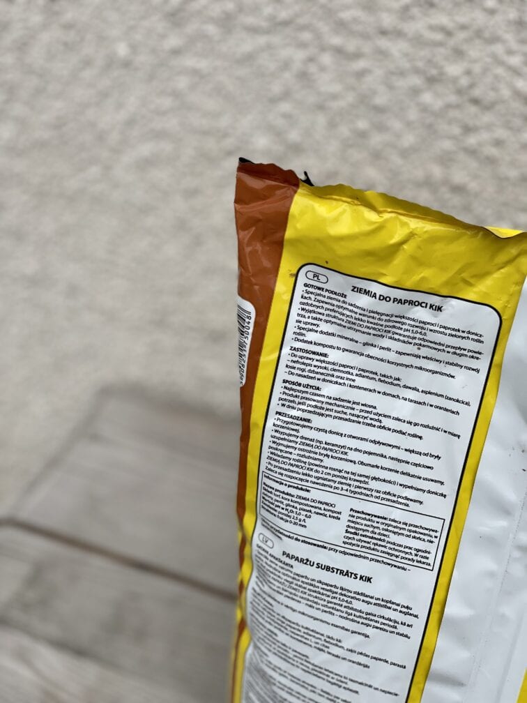 Zdjęcie akcesoria Podłoże do paproci KiK Krajewscy 5l, ujęcie 2