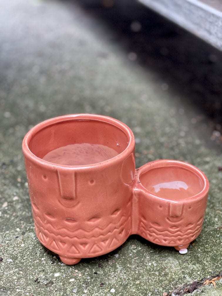 Zdjęcie doniczki lub oslonki: osłonka twins orange 5 × 6 cm, ujęcie 3
