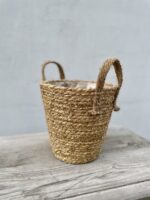 Zdjęcie doniczki lub oslonki: Oslonka basket handles 20 × 22 cm, ujęcie 1