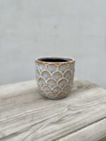Zdjęcie doniczki lub oslonki: Osłonka Blue Shell 10x11cm, ujęcie 1