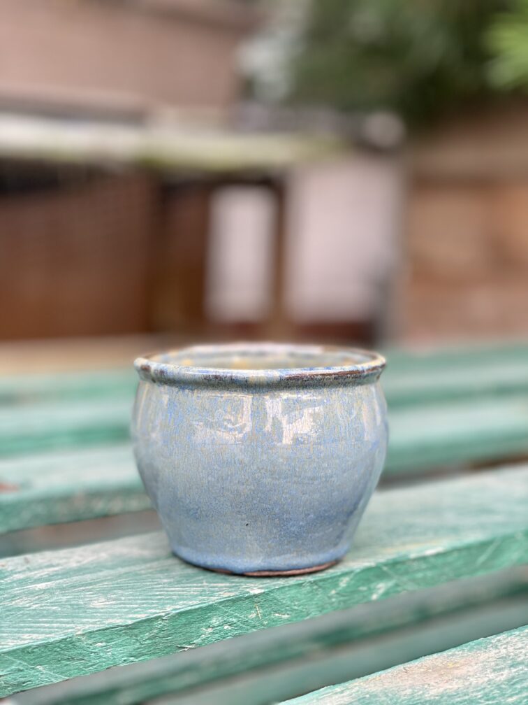 Zdjęcie doniczki lub oslonki: Osłonka crocker Blue 9x8cm, ujęcie 5