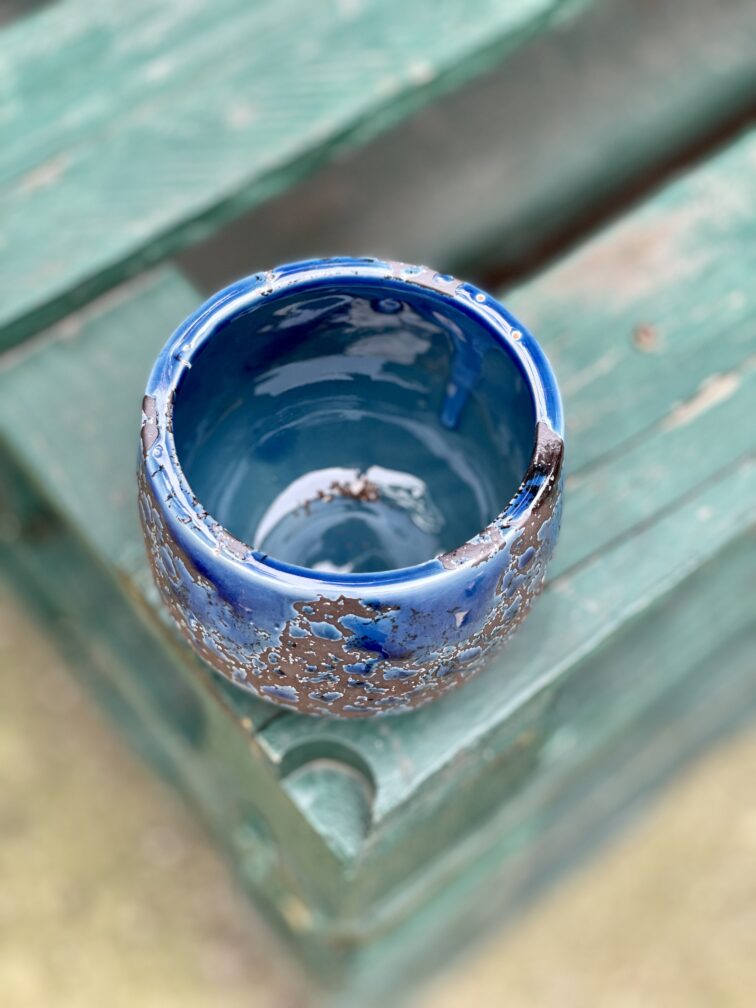 Zdjęcie doniczki lub oslonki: Osłonka drop Ocean 7x9cm, ujęcie 3