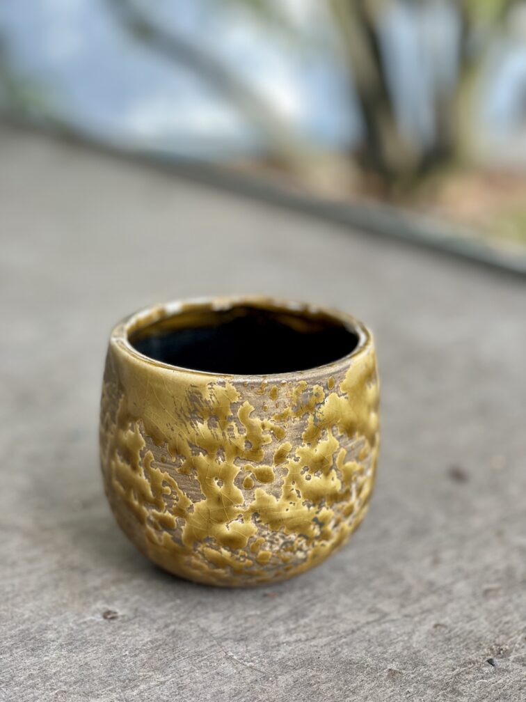 Zdjęcie doniczki lub oslonki: Osłonka drop Yellow 7x9cm, ujęcie 1