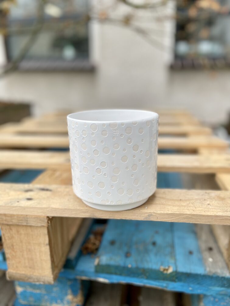 Zdjęcie doniczki lub oslonki: Osłonka Bubble 12 × 12 cm, ujęcie 1