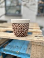 Zdjęcie doniczki lub oslonki: Osłonka Sand Stripe 10 × 11 cm, ujęcie 1