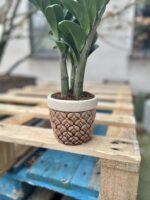 Zdjęcie doniczki lub oslonki: Osłonka Sand Stripe 10 × 11 cm, ujęcie 2