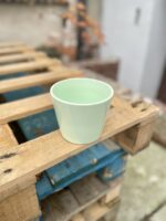 Zdjęcie doniczki lub oslonki: Osłonka Tumbler Mięta 11x10 cm, ujęcie 3