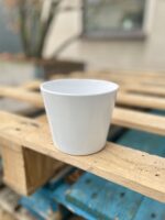 Zdjęcie doniczki lub oslonki: Osłonka Tumbler White 11x10 cm, ujęcie 1