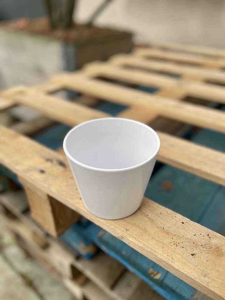 Zdjęcie doniczki lub oslonki: Osłonka Tumbler White 11x10 cm, ujęcie 3