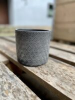 Zdjęcie doniczki lub oslonki: Osłonka origami Grafit 12x12 cm, ujęcie 2